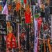 তাজিয়া মিছিলে হাজারো মানুষ