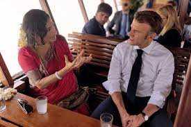 তুরাগে নৌকাভ্রমণ উপভোগ করলেন ম্যাখোঁ