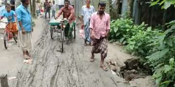 ৫২ বছরেও পাকা হয়নি বোগলাবাজার-বক্তারপুর রাস্তা