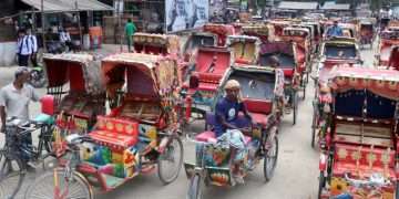 যানজটে পৌরবাসীর দুর্ভোগ