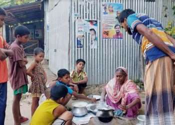 পিঠা বিক্রি করে চলে