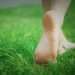 খালি পায়ে ঘাসে হাঁটার উপকারিতা