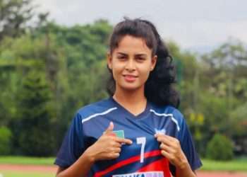 ইস্ট বেঙ্গলের হয়ে সানজিদার গোল