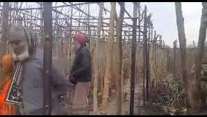 আগুনে পুড়ে ছাই হলো