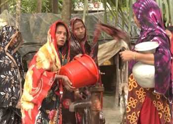 চাপকলে উঠছে না পানি