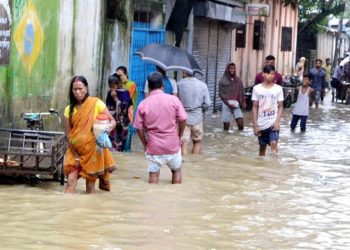 হাকালুকি তীরে বন্যা পরিস্থিতির অবনতি