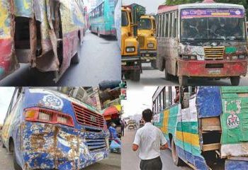 ঢাকায় লক্কড়-ঝক্কড়  বাস চলবে না, অভিযান