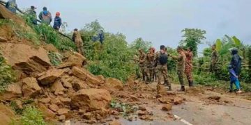 খাগড়াছড়িতে পাহাড়ধস