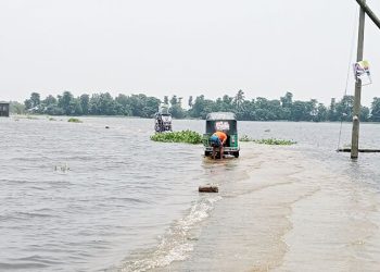সুনামগঞ্জের নদ-নদীতে বাড়ছে পানি