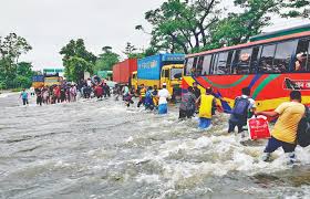 ফেনীতে ভয়াবহ বন্যা