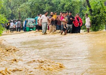 কৃষক নুর ইসলাম আমার ৯০ বছর বয়সে এমন বন্যার পানি দেখিনি
