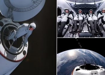 ইতিহাস গড়ে ওরা ফিরলেন পৃথিবীতে