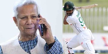 শান্তকে ফোন করে প্রধান উপদেষ্টার অভিনন্দন