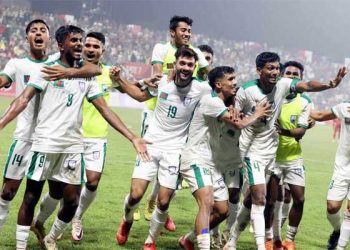 শেষ মুহূর্তের গোলে মালদ্বীপকে হারাল