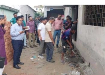 গাজীপুরে তিতাসের উচ্ছেদ অভিযান