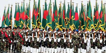 অভ্যুত্থানে পর প্রথম বিজয় দিবস