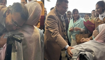 সাত বছর পর মায়ের বুকে ছেলে