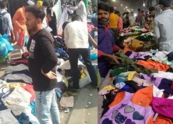 জমজমাট গরম কাপড়ের বাজার