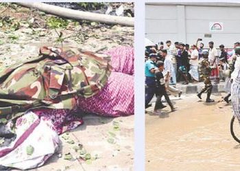 উদ্ধারকাজে সেনাবাহিনীর মানবিকতা