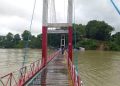 কাপ্তাই হ্রদে পানি বৃদ্ধি, হুমকিতে রাঙ্গামাটির ঝুলন্ত সেতু