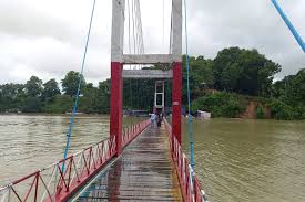 কাপ্তাই হ্রদে পানি বৃদ্ধি, হুমকিতে রাঙ্গামাটির ঝুলন্ত সেতু