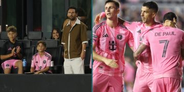 গ্যালারিতে বসে মায়ামির জয় দেখলেন মেসি