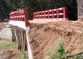 নির্মাণ শেষ হওয়ার আগেই কালভার্টে ফাটল