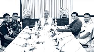 যমুনায় তিন বাহিনী প্রধান