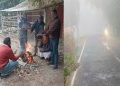 কনকনে শীত ও কুয়াশায় স্থবির জনজীবন