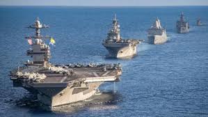ইরানের দিকে মার্কিন যুদ্ধজাহাজের বহর এগিয়ে যাচ্ছে