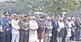 খালেদা জিয়ার জানাজায় শরীক হন সব দলের নেতারা