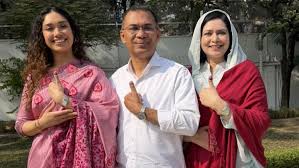 ভোট দিলেন জুবাইদা রহমান ও জাইমা রহমান