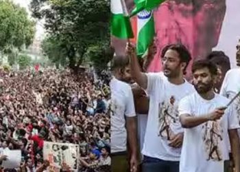 দিল্লিতে লাখো মানুষের পদযাত্রা